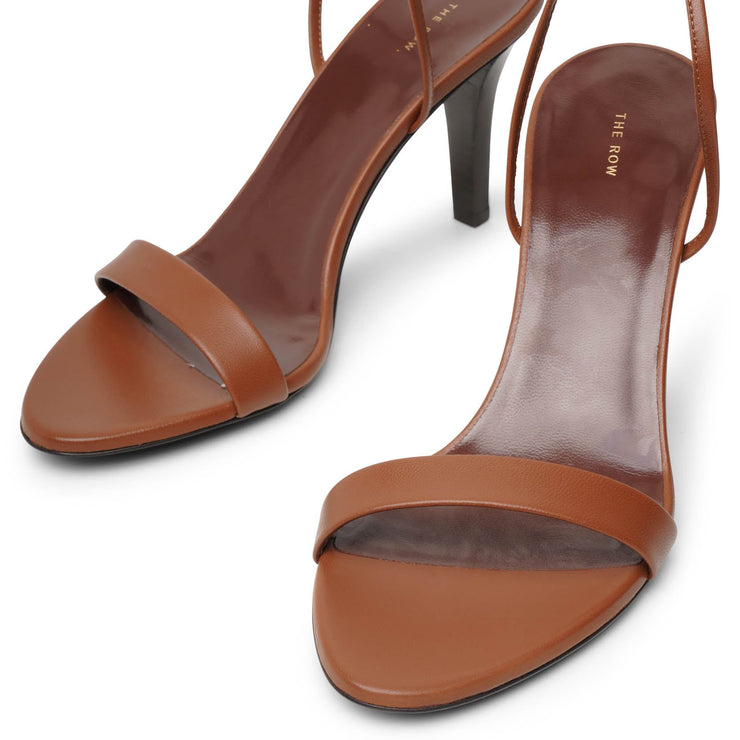 Maud brown leather sandals