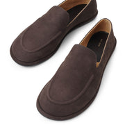 Canal brown nubuk loafers